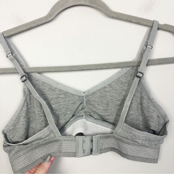 FRENCH CONNECTION | Gray V Cut Bralette Adjustable Straps Women’s Size Large - Picture 7 of 10